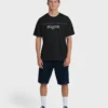 Camiseta de shorts em malha de malha A.I.