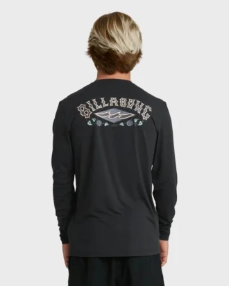 Camiseta de surf de manga comprida com corte largo Heritage