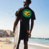 Camiseta Regular Billabong X Mami Wata Black Star
