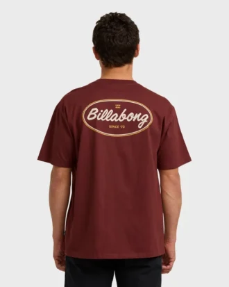 Camiseta Walled de manga curta regular com gola