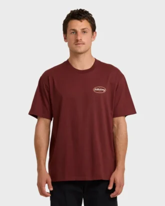 Camiseta Walled de manga curta regular com gola