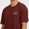 Camiseta Walled de manga curta regular com gola