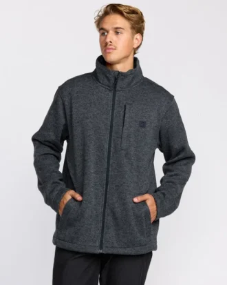 Camisola Boundary com gola alta e fecho