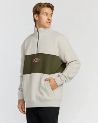 Camisola com gola alta e fecho de 3/4 da Bad Dog