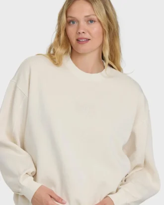 Camisola com gola redonda Kendal desbotada