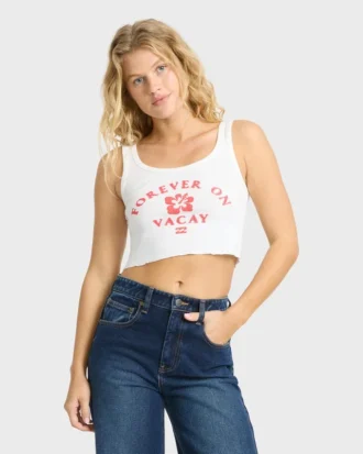 Camisola de alças estilo biquíni de viagem