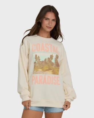 Camisola de gola redonda Coastal Paradise