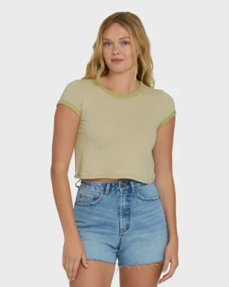Camisola de malha de manga curta Daily Tee Yd Shorts