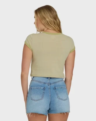 Camisola de malha de manga curta Daily Tee Yd Shorts