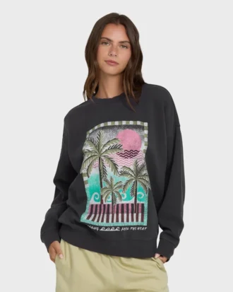 Camisola Echo de gola redonda
