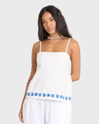 Camisola sem mangas com estampado Sun Stamp
