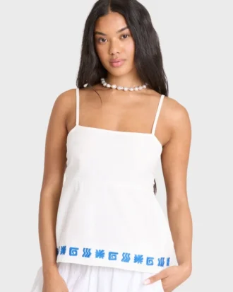 Camisola sem mangas com estampado Sun Stamp