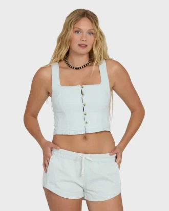 Camisola sem mangas June Saltwashed