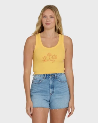 Camisola sem mangas Sun Palm Seashell