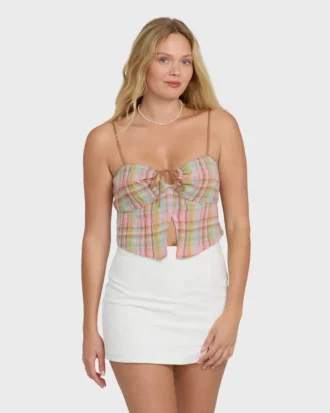 Camisola sem mangas Sweet Check