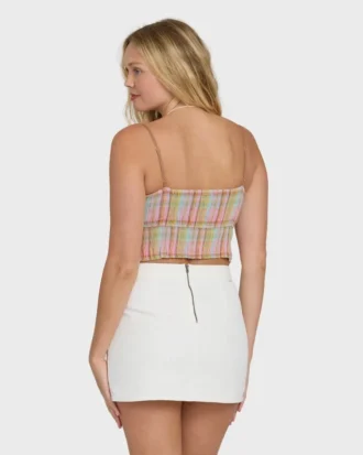 Camisola sem mangas Sweet Check