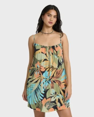 Mini-vestido com estampado Beach Song