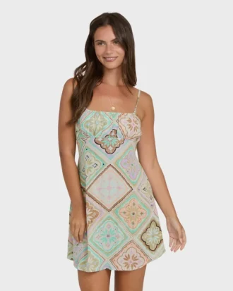 Mini-vestido Dreaming of Sun Crinkle
