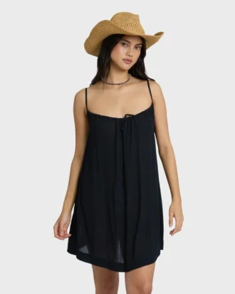 Mini-vestido liso Beach Song
