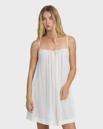 Mini-vestido liso Beach Song
