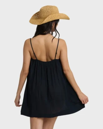 Mini-vestido liso Beach Song