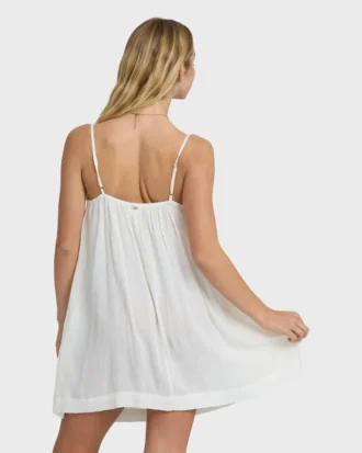 Mini-vestido liso Beach Song