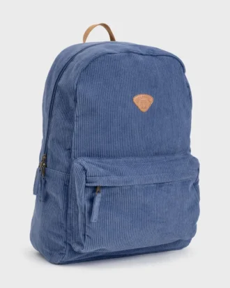 Mochila de veludo cotelê «Schools out»