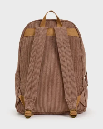 Mochila de veludo cotelê «Schools out»