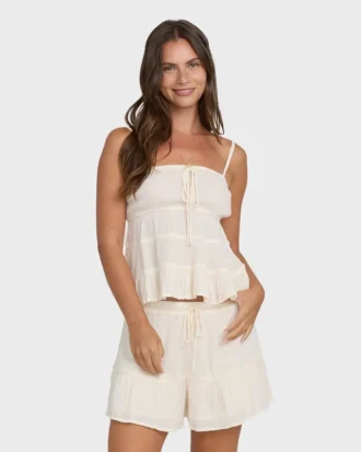 Shorts curtos tecidos Sol Mate