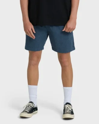 Shorts de linho San O Layback de 40 cm