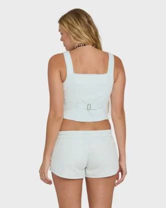 Shorts de tecido com cintura Eezy