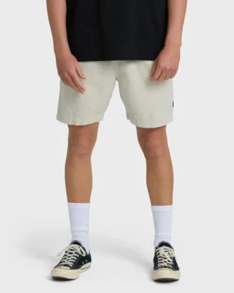 Shorts elásticos de linho Sano