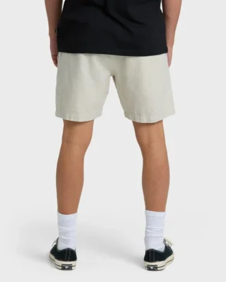 Shorts elásticos de linho Sano