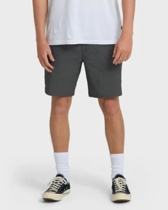 Shorts híbridos Crossfire Elastic Wave Washed de 46 cm
