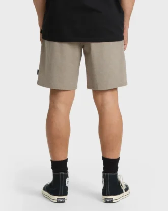 Shorts híbridos Crossfire Elastic Wave Washed de 46 cm