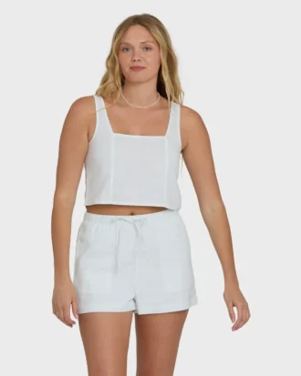 Shorts tecidos com riscas Wanderer Seersucker