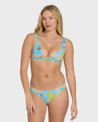 Top de banho decotado Coastal Cruise Sunni