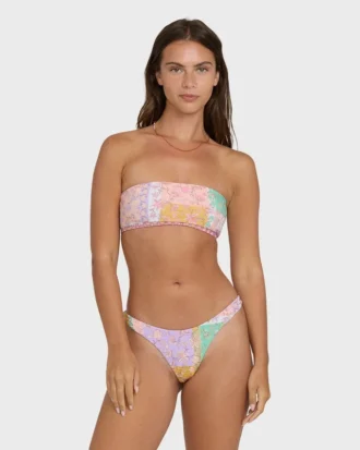 Top de biquíni bandeau reversível Dreamy Daze Tully
