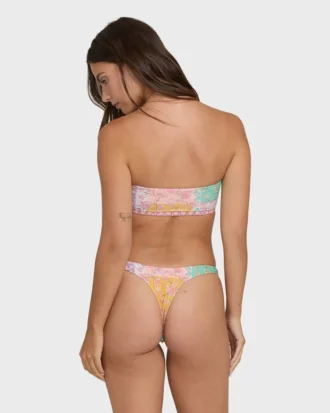 Top de biquíni bandeau reversível Dreamy Daze Tully