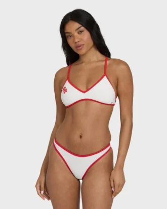 Top de biquíni bralette com costas cruzadas Picnic V