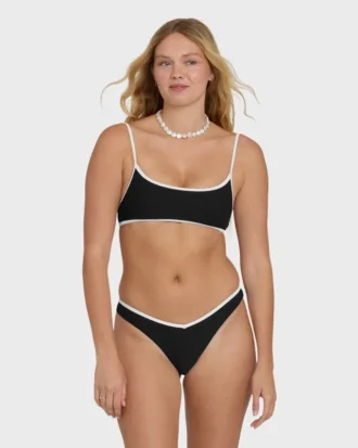 Top de biquíni curto Jaclyn com alças, da Tanlines